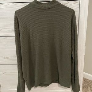 BP Size S Olive Green Faux Turtleneck Lightweight Sweater